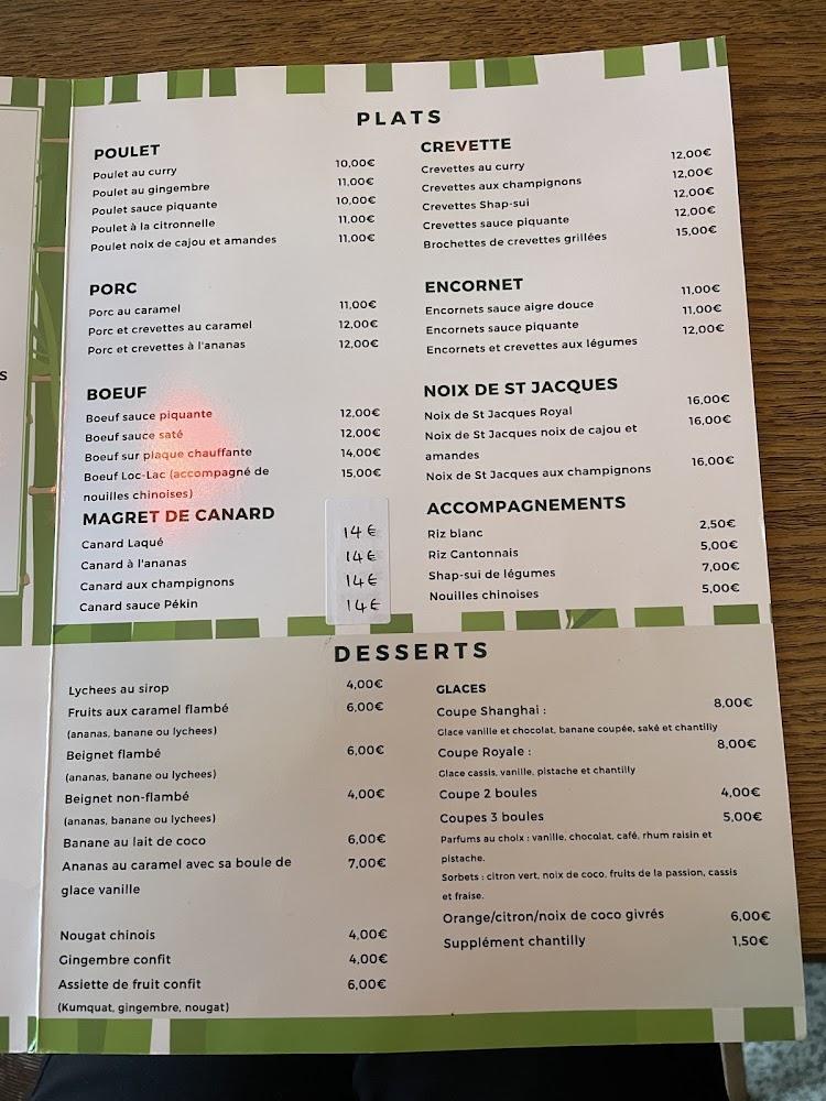 Restaurant Royal Saïgon - Menu Image 3